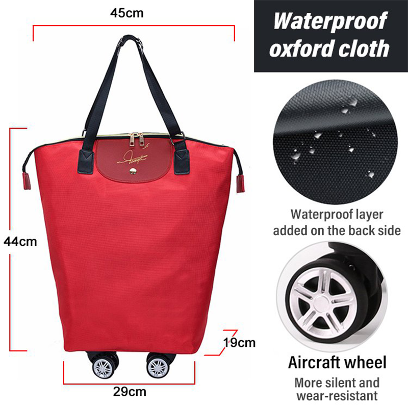 Business + Shop + Travel Versatile Rolling Bag