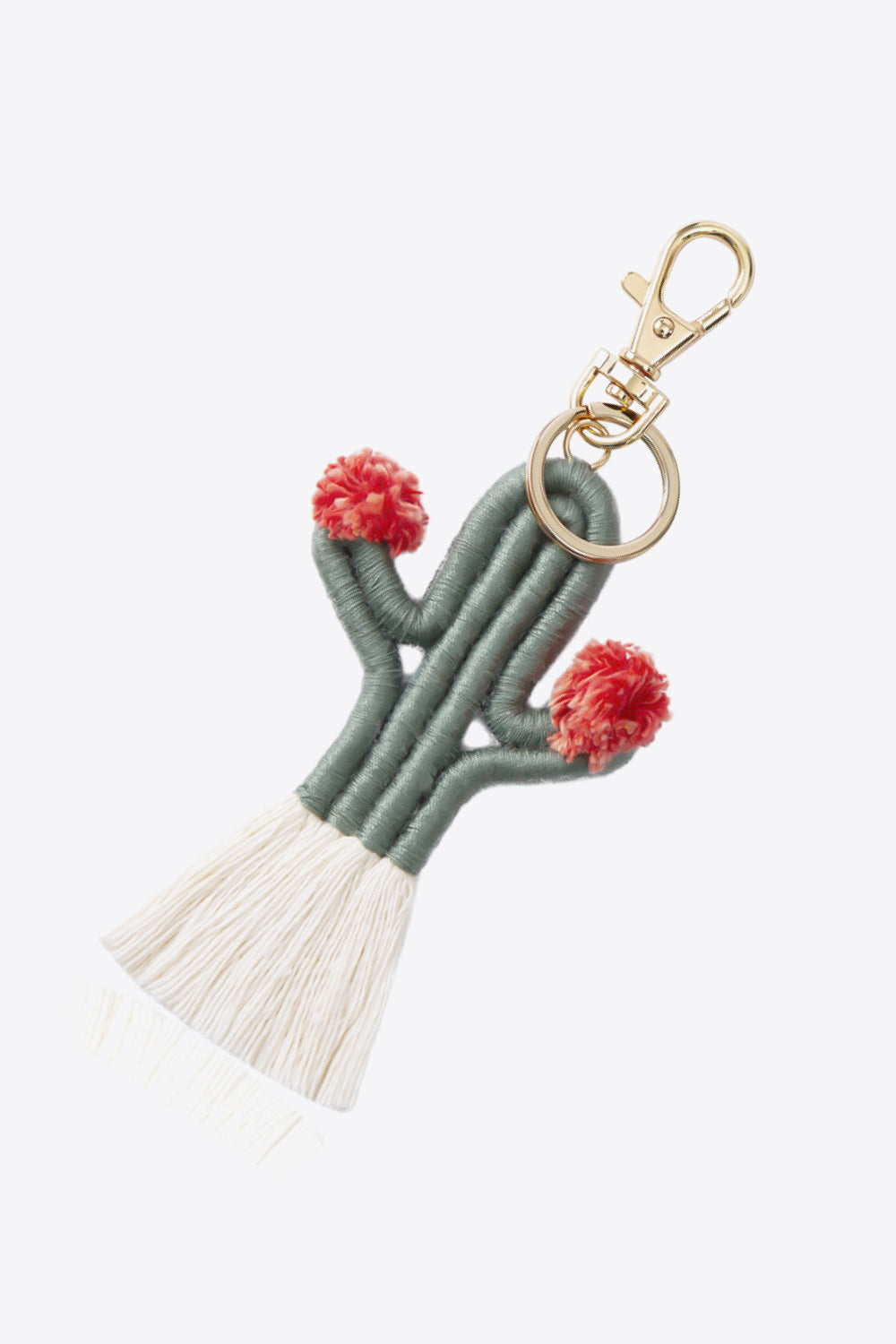 Cactus Keychain with Fringe